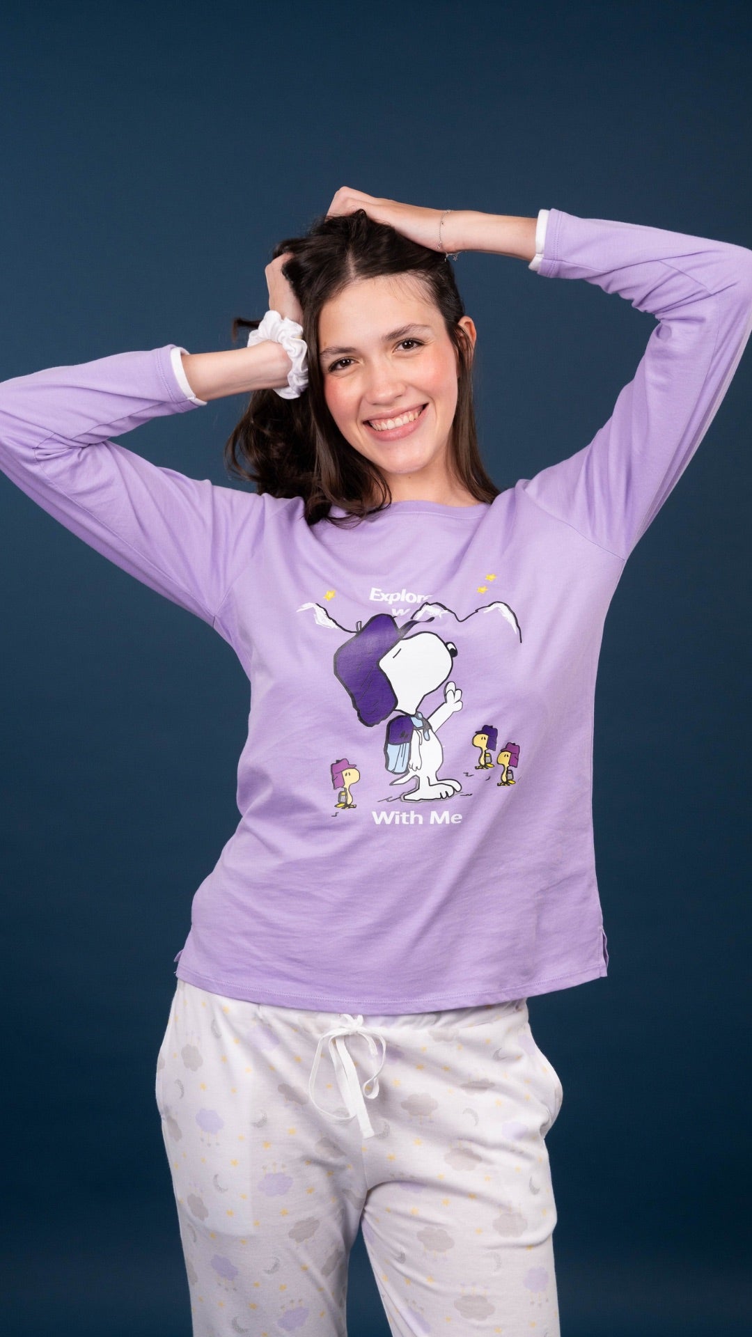 Pijama Explore snoopy  pantalón Dama